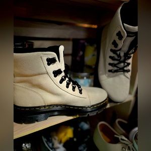 COPY - Canvas/Suede Dr Marten combat boots